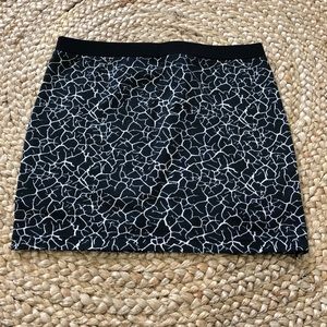 Motel Rocks Black white mini skirt XS 0/1